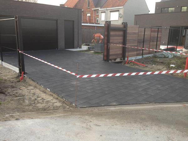rico verhoestraete betonklinkers maldegem oprit