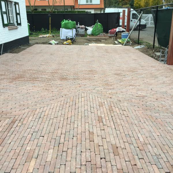 kleiklinkers rico verhoestraete oprit knokke terras paden aanleg verharding