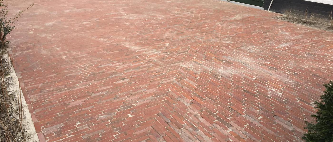 kleiklinkers rico verhoestraete oprit knokke terras paden aanleg verharding