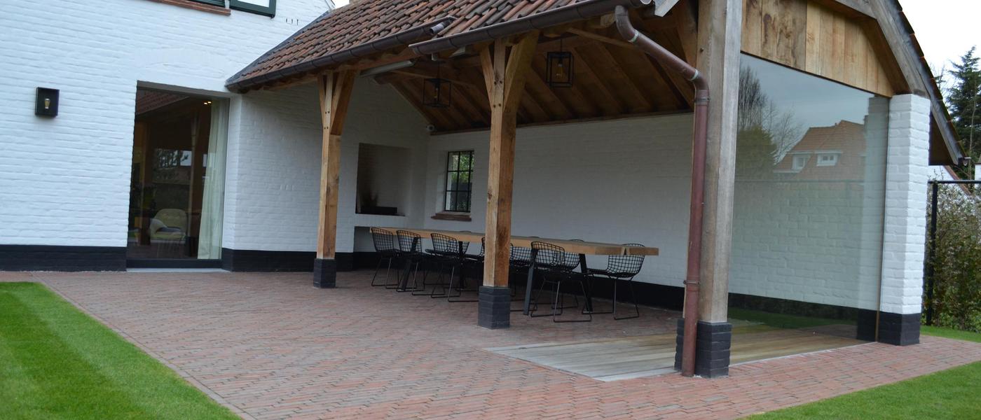 kleiklinkers rico verhoestraete oprit knokke terras paden aanleg verharding bouwbedrijf aannemer